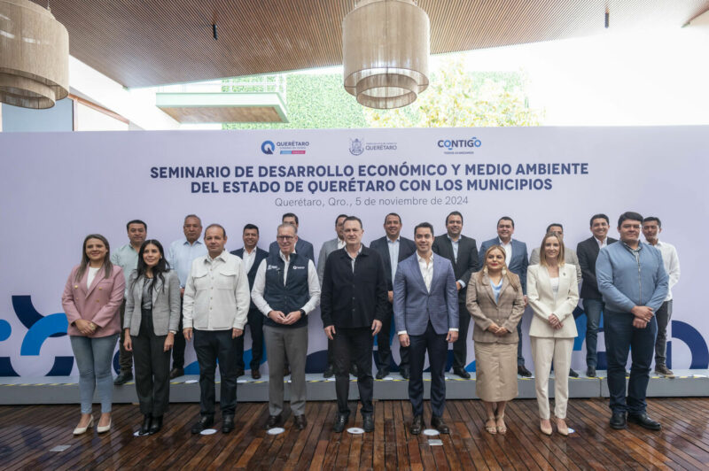 Gobernador inaugura Seminario Interinstitucional de Desarrollo Económico y Medio Ambiente en Querétaro