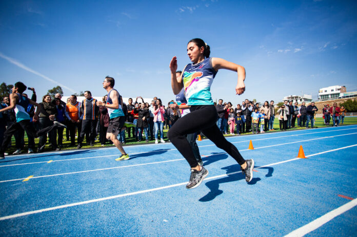 Mauricio Kuri entregó pista de atletismo y cancha de fútbol 11 en la Unidad Deportiva Maquío