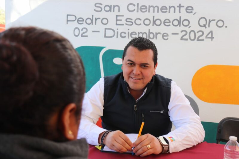 Presidencia de Pedro Escobedo realiza Jornada de Atención Ciudadana en San Clemente