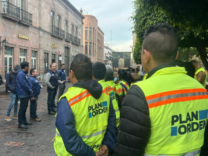 Continúa supervisión del Centro Histórico de Querétaro