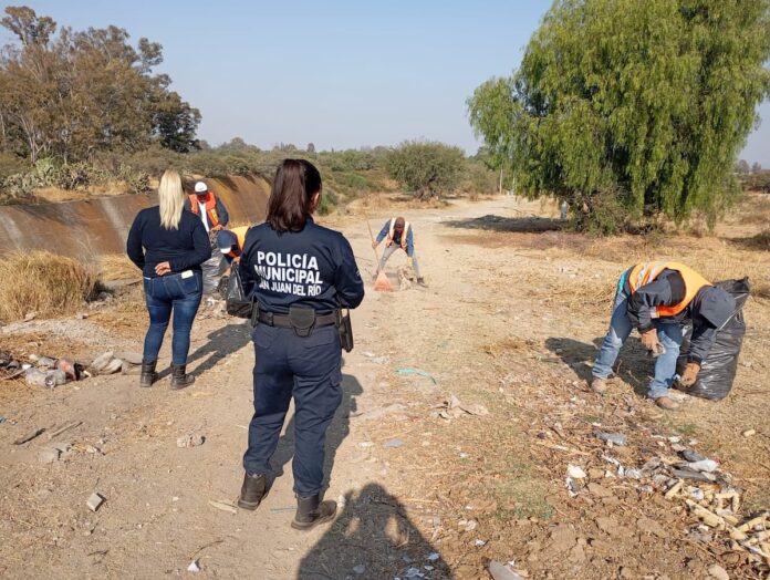 Seis infractores realizan trabajos comunitarios en La Estancia, SJR