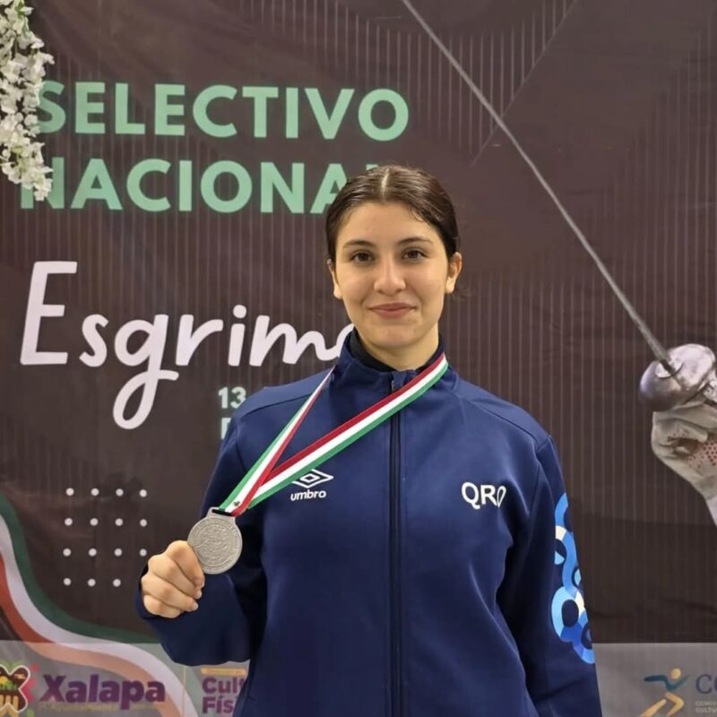 Esgrimista queretana se integra a la selección nacional para los Juegos Panamericanos Junior