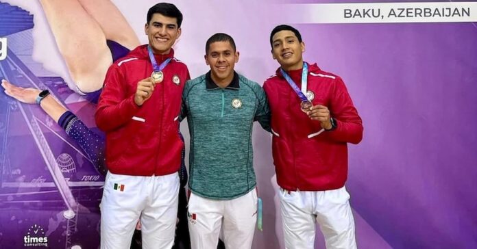 México conquista bronce en Copa del Mundo de Gimnasia de Trampolín