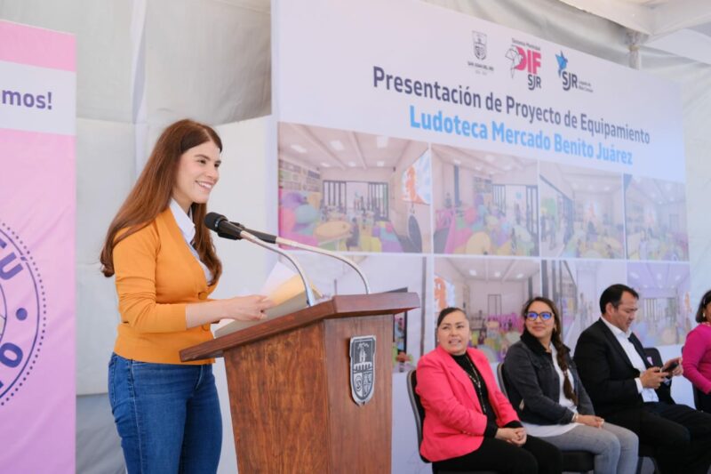 Presentan proyecto de equipamiento para la Ludoteca del Mercado Juárez en San Juan del Río