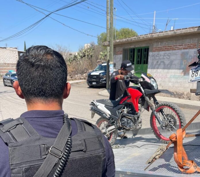 SSPM-SJR refuerza seguridad vial en Paso de Mata; ocho motocicletas son remitidas al corralón