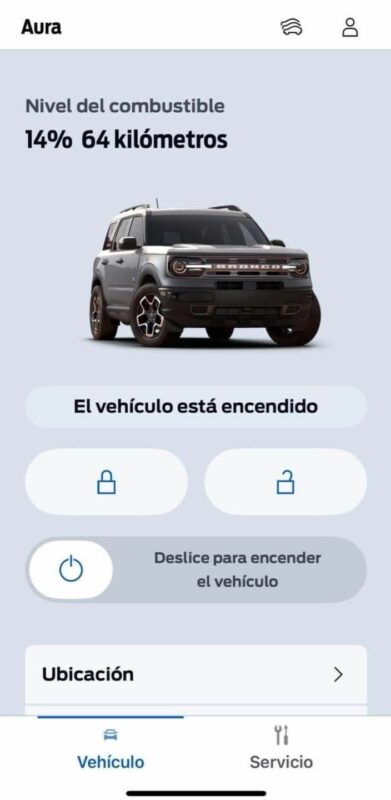 Cliente sorprendido al ver su Ford Bronco de parranda