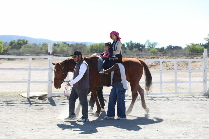 Programa Cabalgando Juntos 2025 beneficia a 190 niños con equinoterapia en Querétaro